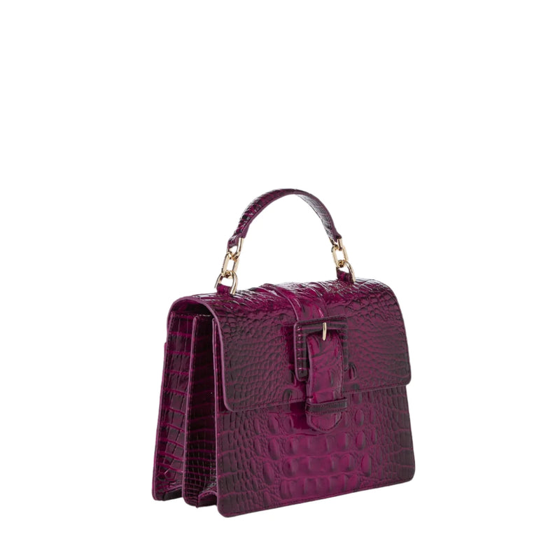 BRAHMIN Small Hallie Satchel Handbag – ShopCGX - Main Image