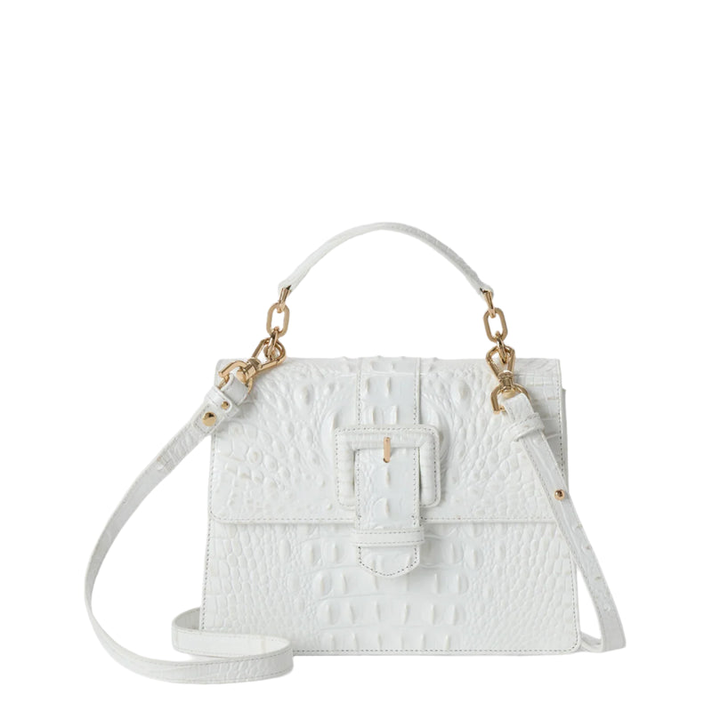 BRAHMIN Small Hallie Satchel Handbag
