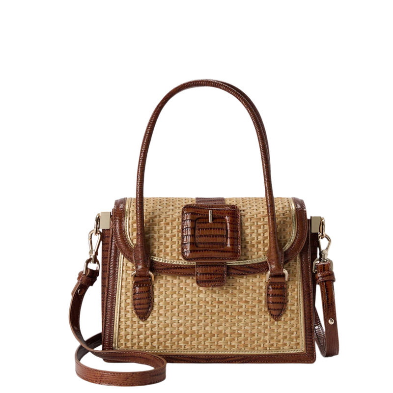 BRAHMIN Hallie Satchel Handbag