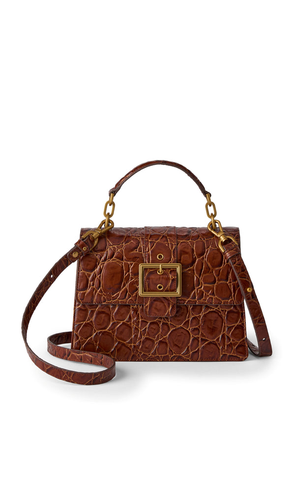 BRAHMIN Small Hallie Satchel Handbag