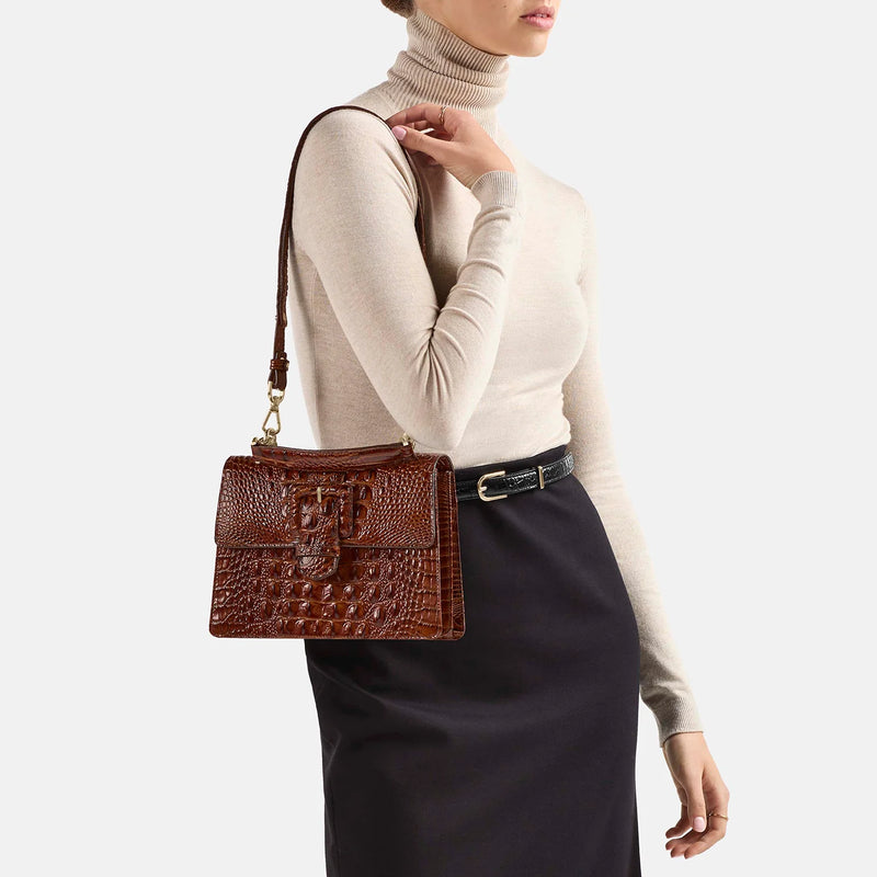 BRAHMIN Hallie Satchel Handbag