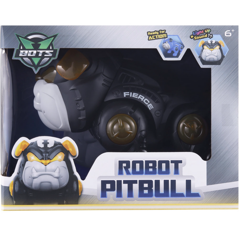 Sakar Robo Battery Operated Light Up Robot Pitbull