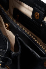GUESS Zed Pebbled Small Girlfriend Carryall Satchel Handbag