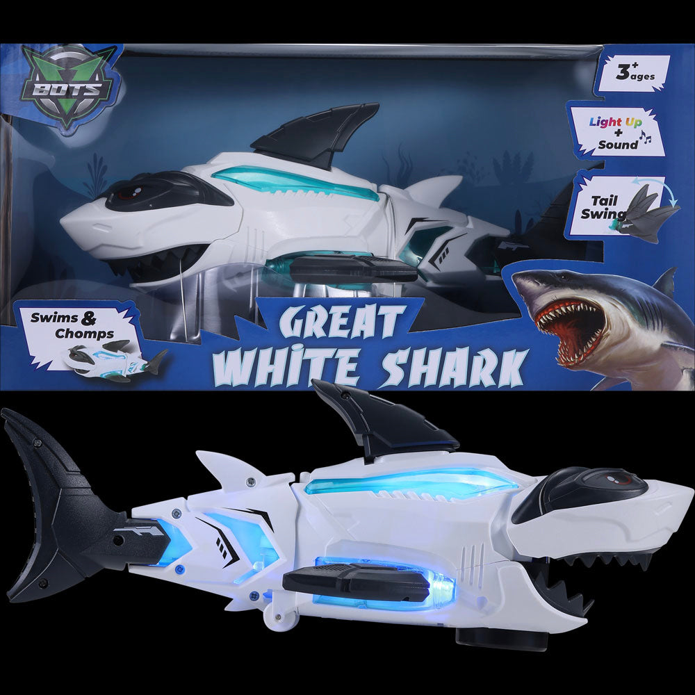 Sakar Robo Battery Operated Light Up Shark