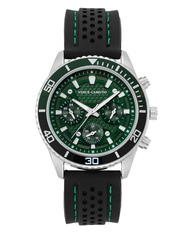 Vince Camuto Mens Multi-Function Strap Watch