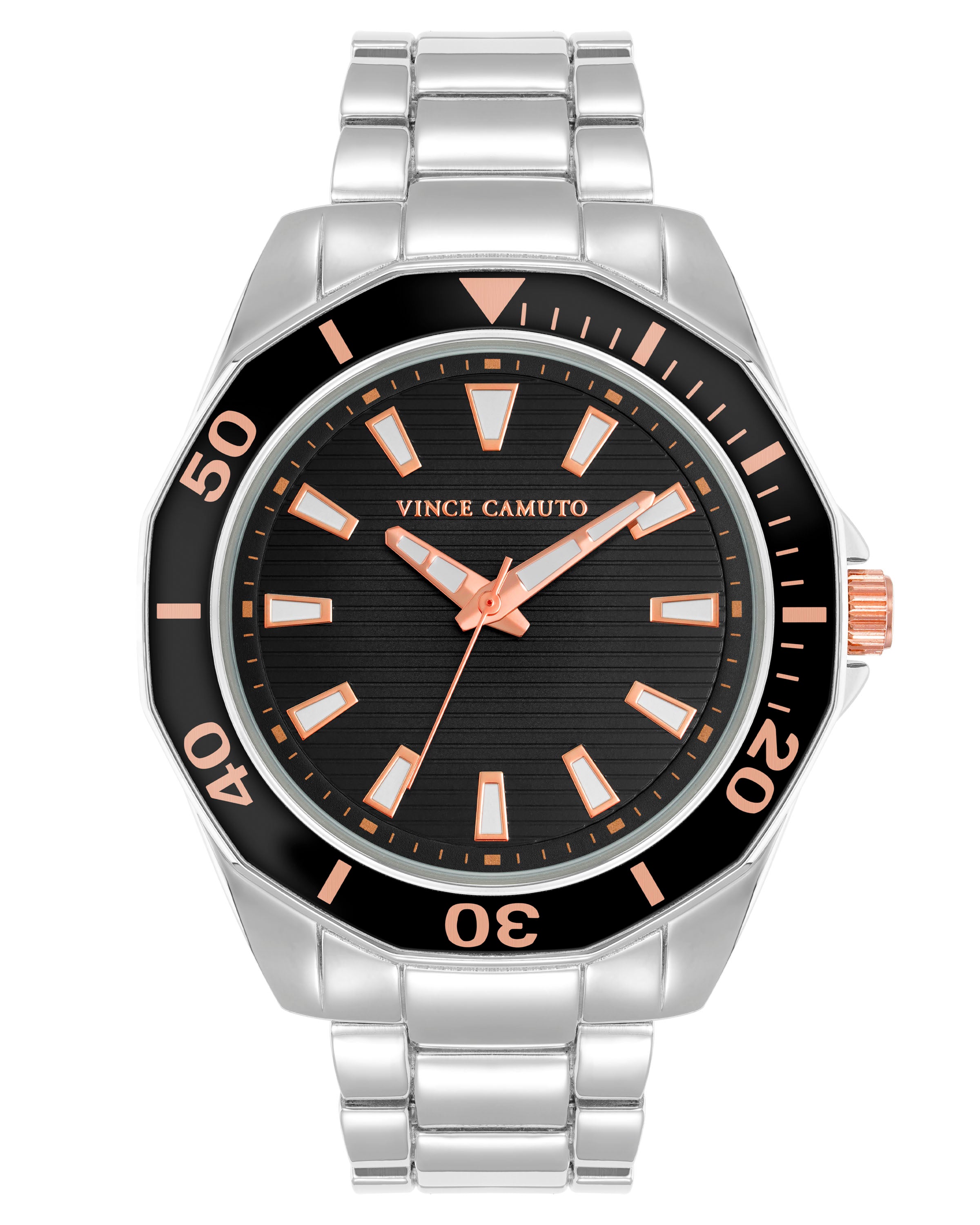 Vince Camuto Mens Two-Tone Bracelet Watch – ShopCGX