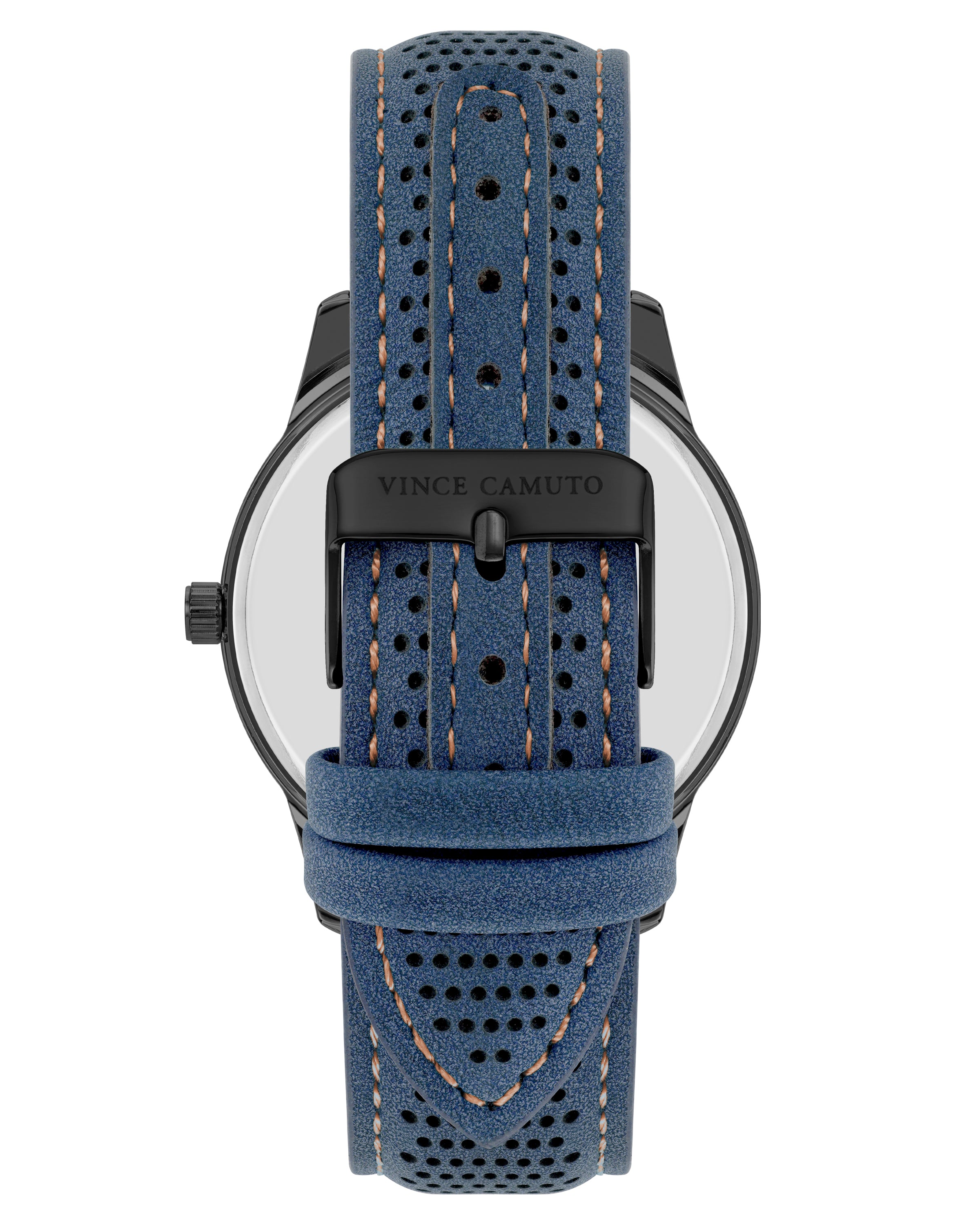 Vine Camuto Mens Blue Dial Analog Watch