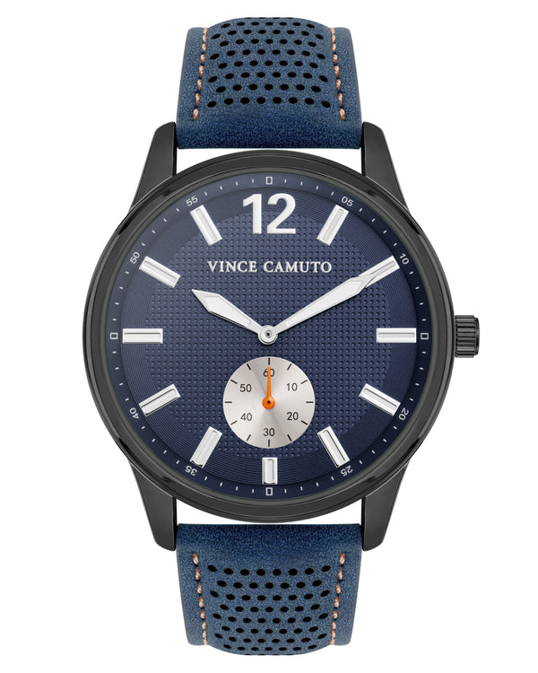 Vine Camuto Mens Blue Dial Analog Watch