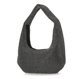 Jessica McClintock Ada Crystal Shoulder Hobo Handbag