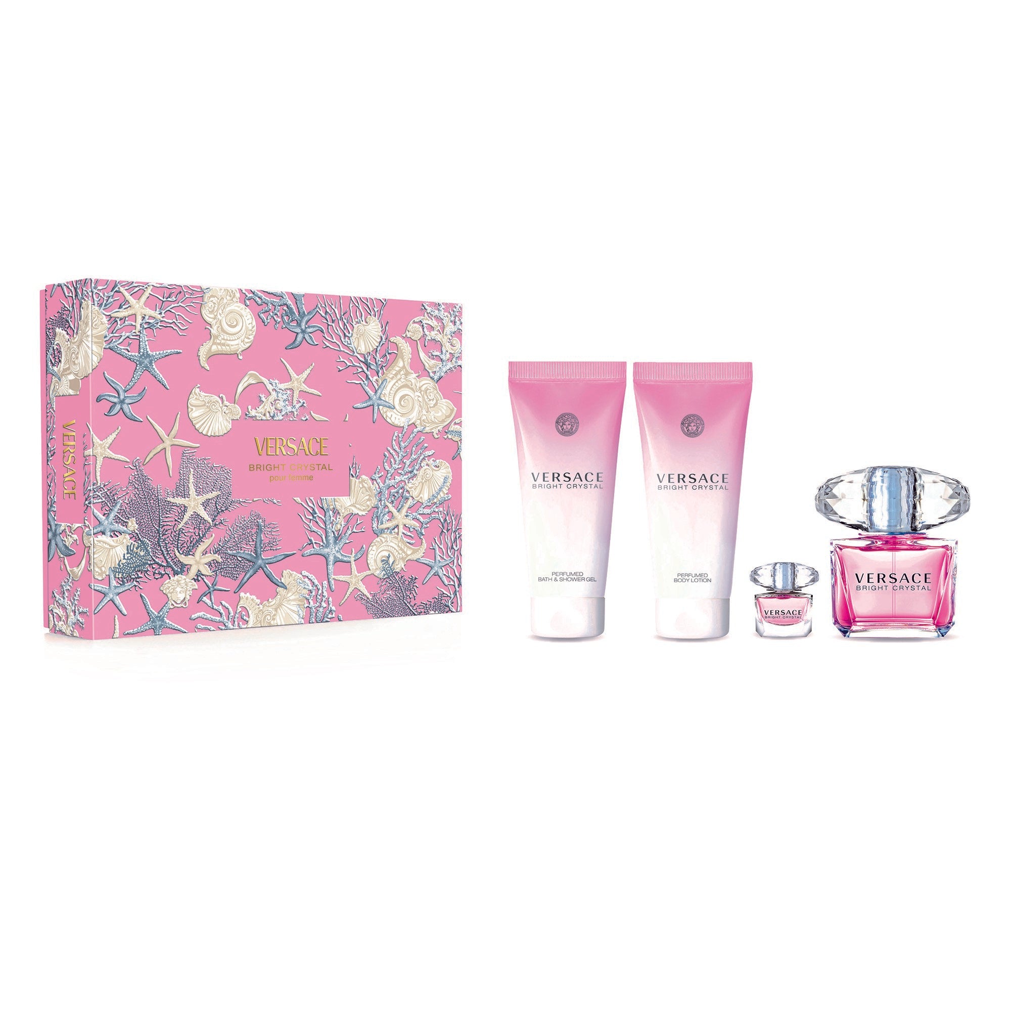 Versace Bright Crystal 4-Piece Gift Set