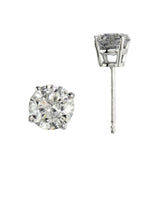 Effy 14K White Gold Diamond Stud Earrings