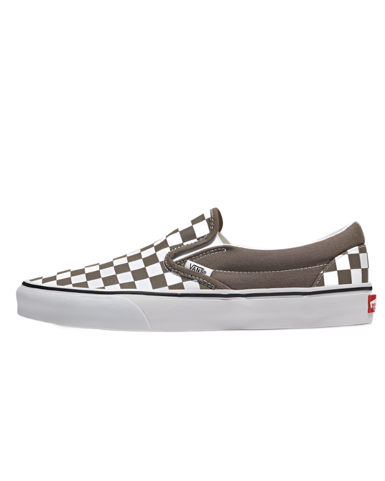 Vans Classic Slip-On Sneakers - Unisex Sizing - Checkerboard Bungee Cord