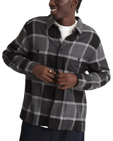 Vans Mens Larkspur Plaid Flannel Long Sleeve Shirt