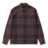 Vans Mens Larkspur Plaid Flannel Long Sleeve Shirt