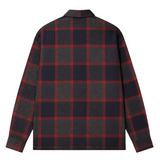 Vans Mens Larkspur Plaid Flannel Long Sleeve Shirt