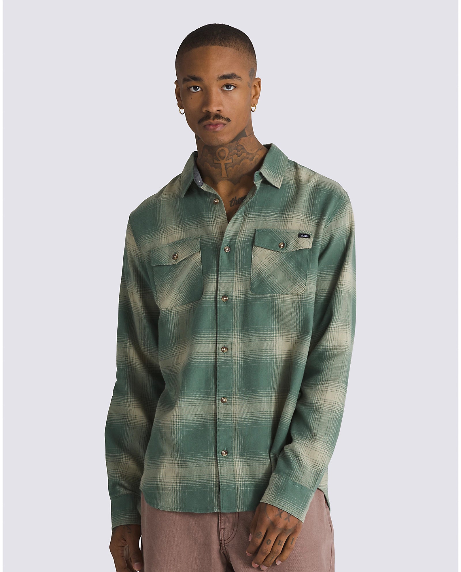 Vans Mens Monterey III Long Sleeve Flannel Shirt