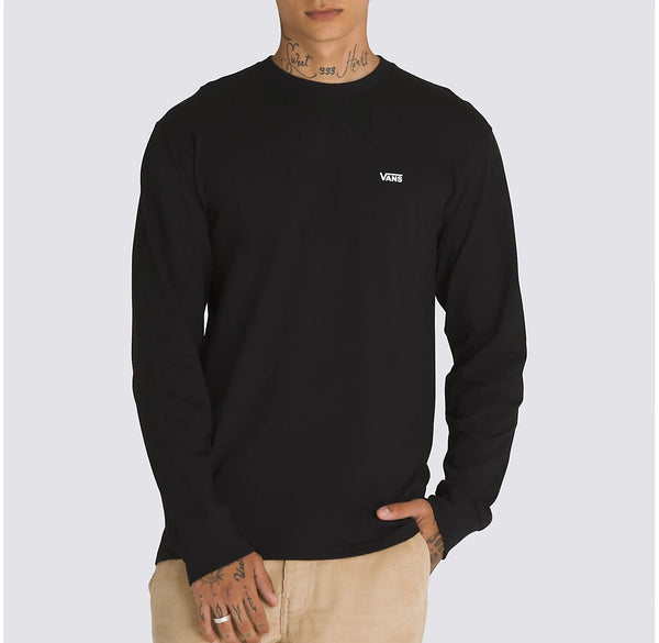 Vans Mens Left Chest Logo Long Sleeve T-Shirt