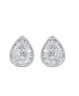 EFFY 14K White Gold Diamond Earrings