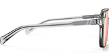 Blenders Eyewear Meister X2 Polarized Sunglasses - Fog, Gloss Crystal Gray Frame