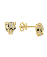 Effy Signature 14K Yellow Gold Diamond & Tsavorite Stud Earrings