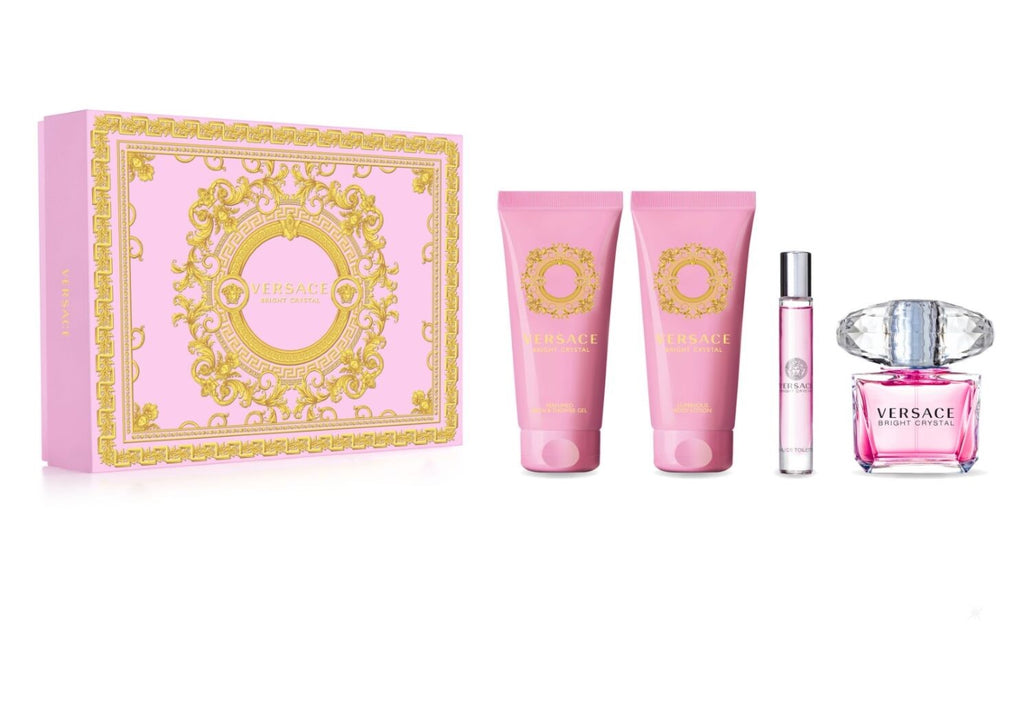 【 新品未使用 VERSACE Bright Crystal ギフトセット 】 Versace Bright Crystal 4 PCS Gift Set For Ladies