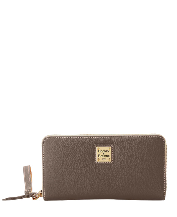 Dooney & Bourke Lucca Leather Large Zip Around Wristlet Wallet