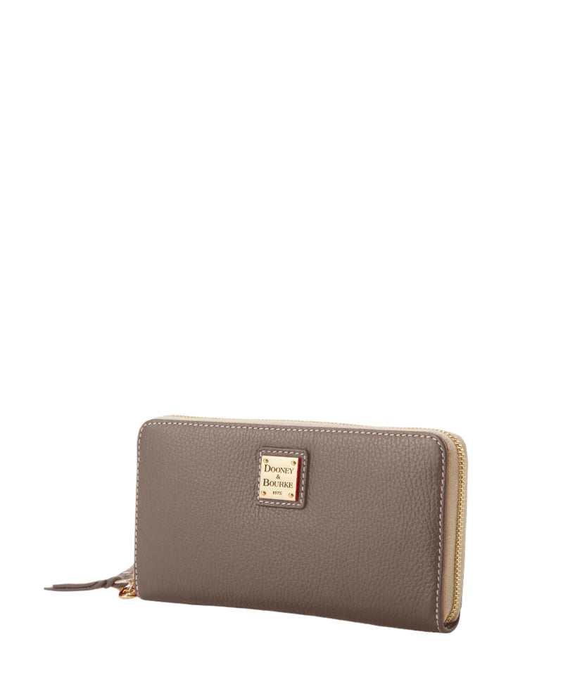 Dooney & Bourke Lucca Leather Large Zip Around Wristlet Wallet