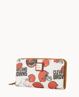 Dooney & Bourke Large Zip Around Wristlet