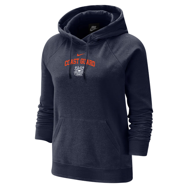 Coast Guard Nike Womens Varsity Fleece Hoodie Sweatshirt