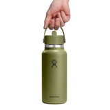 Hydro Flask 32 oz. Wide Mouth Water Bottle With Flex Straw Cap