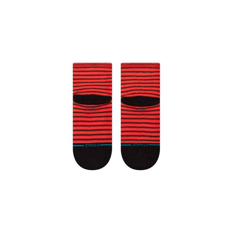 Stance Womens Red Fade Quarter Socks