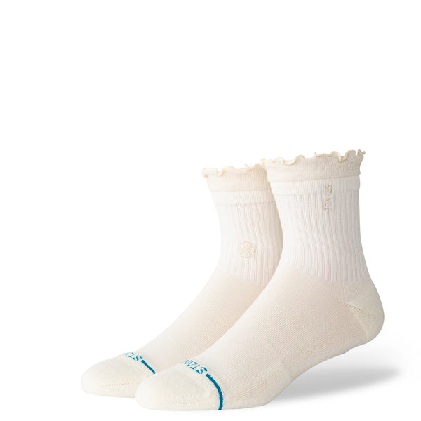 Stance Womens Ruffle Butter Blend Quarter Socks