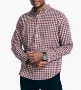 Nautica Mens Wrinkle-Resistant Plaid Wear To Work Long Sleeve Shirt