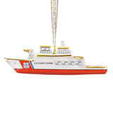 Glass Baron U.S. Coast Guard Cutter Ornament