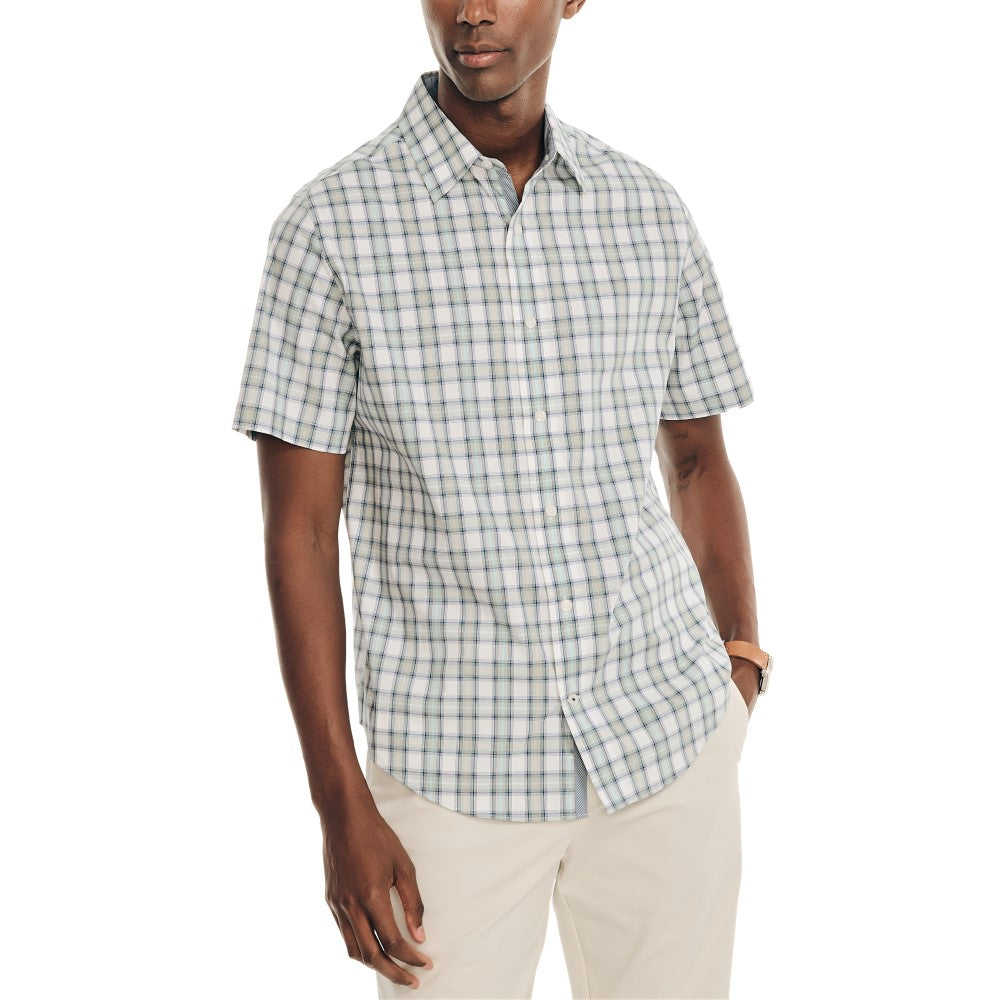 Nautica Mens Navtech Short Sleeve Button Down Shirt