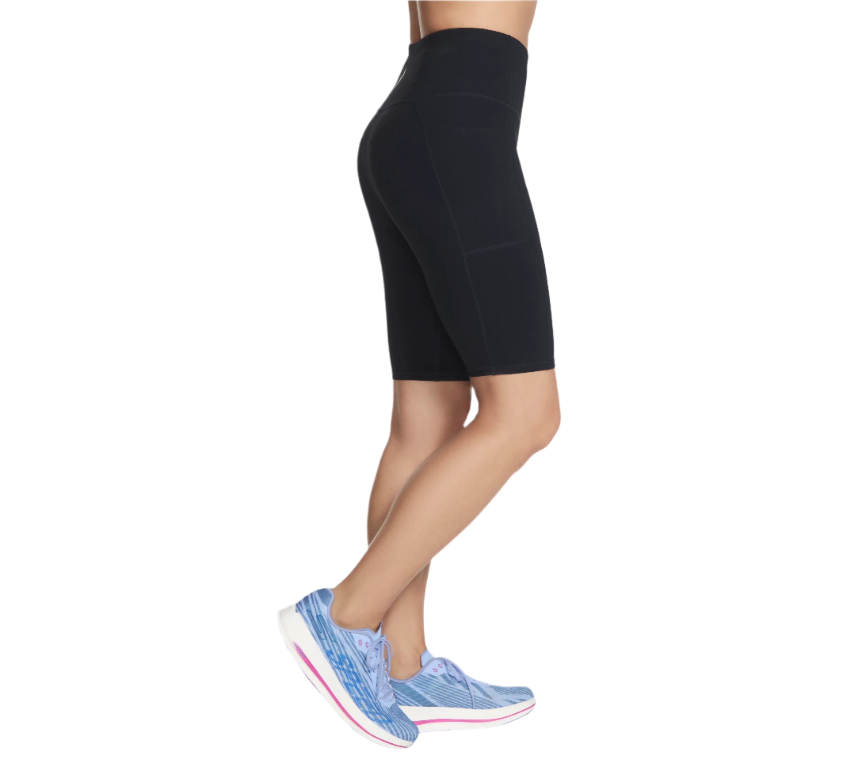 SKECHERS Womens Go Walk High Waisted 10" Bike Shorts