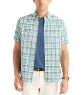 Nautica Mens Sustainably Crafted Plaid Short Sleeve Shirt