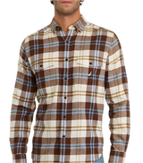 Nautica Mens Sustainable Long Sleeve Flannel Shirt