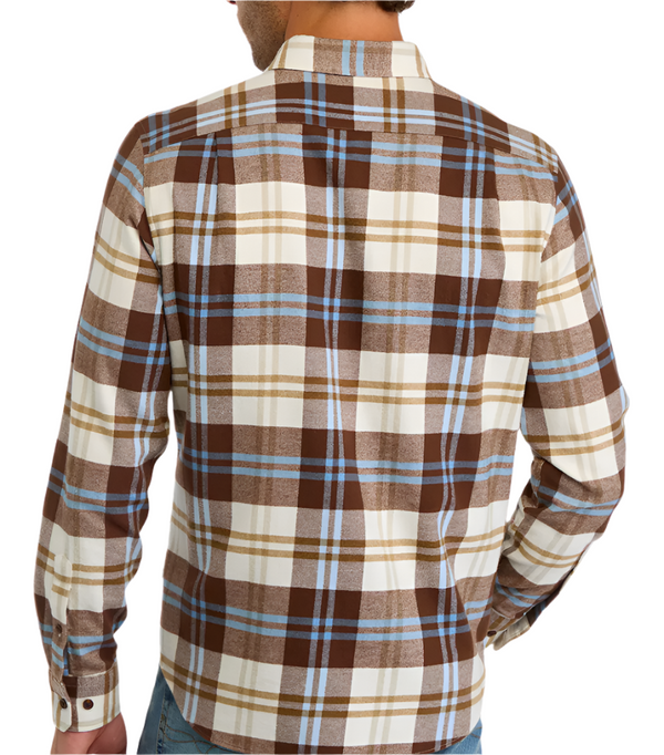 Nautica Mens Sustainable Long Sleeve Flannel Shirt