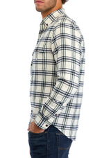 Nautica Mens Sustainably Crafted Long Sleeve Flannel Shirt