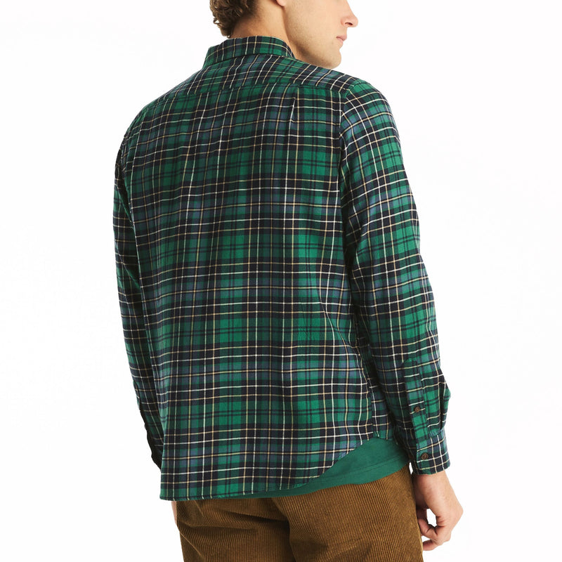 Nautica Mens Sustainably Crafted Plaid Long Sleeve Shirt