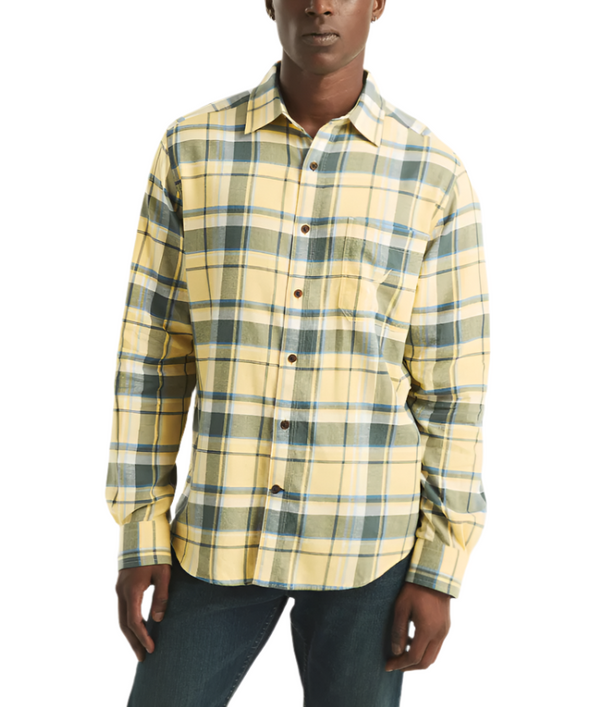 Nautica Mens Sustainably Crafted Plaid Long Sleeve Shirt