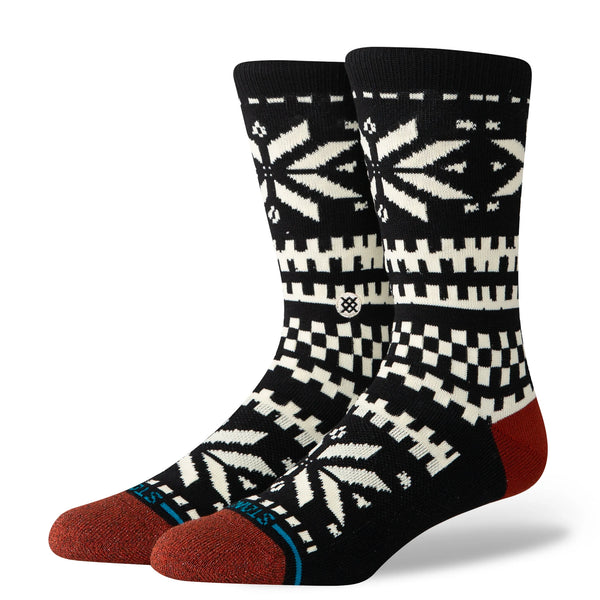 Stance Flake Black Medium Cushion Crew Socks