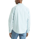 Nautica Mens Classic Fit Plaid Short Sleeve Shirt