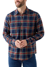Nautica Mens Stretch Flannel Long Sleeve Shirt