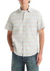 Nautica Mens Oxford Striped Short Sleeve T-Shirt