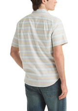 Nautica Mens Oxford Striped Short Sleeve T-Shirt