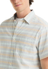 Nautica Mens Oxford Striped Short Sleeve T-Shirt