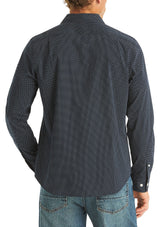 Nautica Mens Printed Long Sleeve Shirt