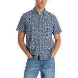 Nautica Mens Dobby Print Short Sleeve Shirt